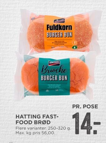 Hatting burgerboller