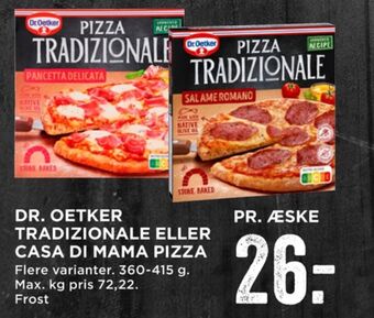 MENY Tradizionale pizza tilbud