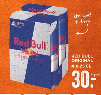 MENY Red bull energidrik tilbud