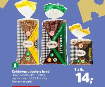 SuperBrugsen Solsikke rugbrød-skiver tilbud