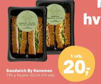 SuperBrugsen By kavsman sandwich tilbud