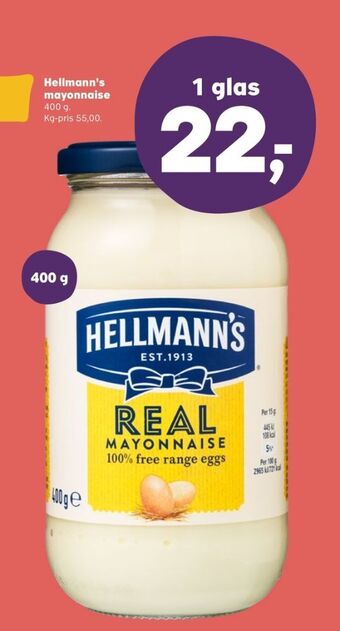 SuperBrugsen Hellmanns mayonnaise tilbud