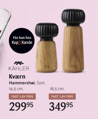Kop & Kande Kähler kværn tilbud
