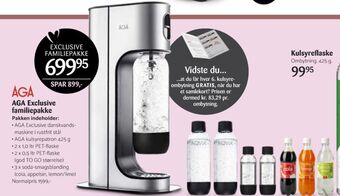 Kop & Kande Aga sodavandsmaskine tilbud