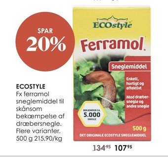 Matas Ecostyle tilbud