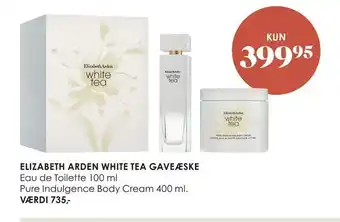 Matas Elizabeth arden white tea gaveæske tilbud