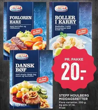 MENY Stegg houlberg meddagsretter tilbud