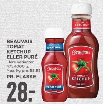MENY Beauvais tomat ketchup el. puré tilbud