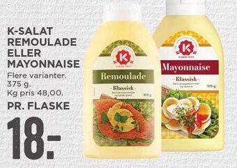 MENY K-salat remoulade el. mayonnaise tilbud