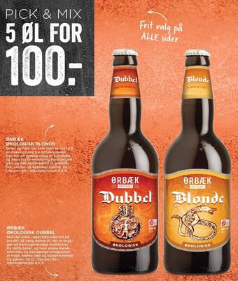 MENY Ørbæk økologisk blonde tilbud
