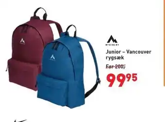 Intersport Junior - vancouver rygsæk tilbud