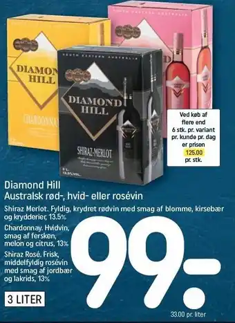 REMA 1000 Australsk rød- hvid- el. rosévin tilbud