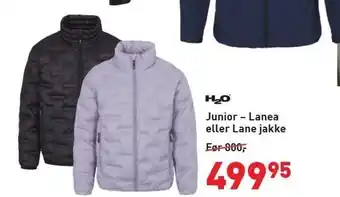 Intersport H2o junior lanea el. lane jakke tilbud