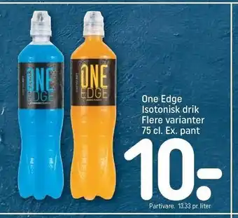 REMA 1000 One edge isotonisk drik tilbud