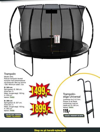 Harald Nyborg Trampolin tilbud