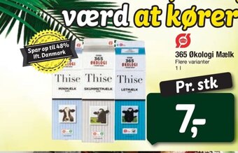 Fakta Tyskland 365 Økologi Mælk tilbud