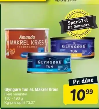 Glyngøre Tun el. Makrel Kræs