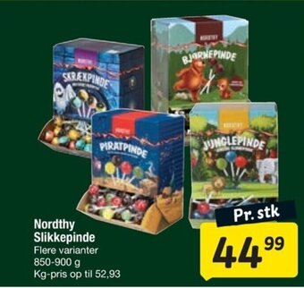 Fakta Tyskland Nordthy Slikkepinde tilbud