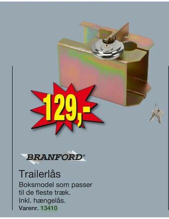 Trailerlås