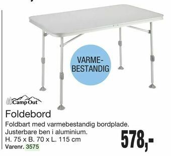 Harald Nyborg Foldebord tilbud