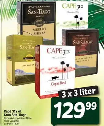 Fakta Tyskland Cape 312 el. Gran San -Tiago tilbud