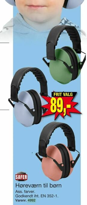 Harald Nyborg Høreværn til børn tilbud