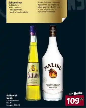 Fakta Tyskland Galliano el. Malibu tilbud