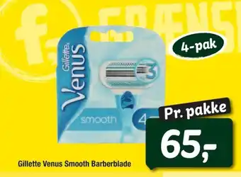 Fakta Tyskland Gillette Venus Smooth Barberblade tilbud