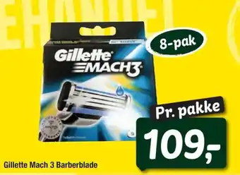 Fakta Tyskland Gillette Mach 3 Barberblade tilbud