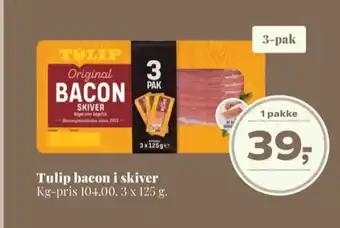 Dagli'Brugsen Tulip baconskiver tilbud