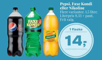 Dagli'Brugsen Pepsi max cola tilbud