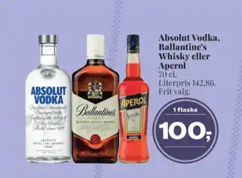 Dagli'Brugsen Absolut vodka tilbud