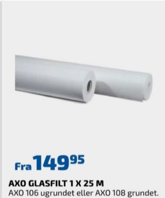 Davidsen Axo glasfilt tilbud