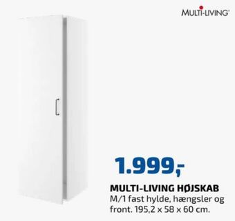 Davidsen Multi-living højskab tilbud