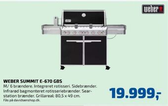 Davidsen Weber gasgrill tilbud