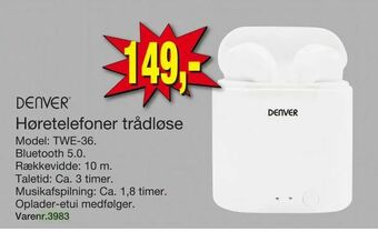 Harald Nyborg Høretelefoner trådløse tilbud