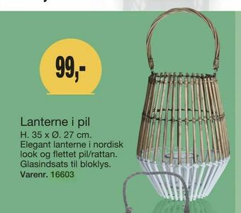 Harald Nyborg Lanterne i pil tilbud