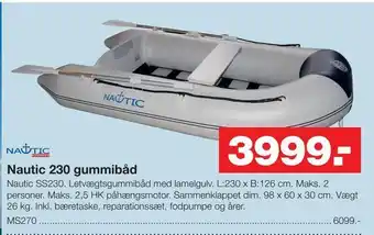 Nautic 230 gummibåd