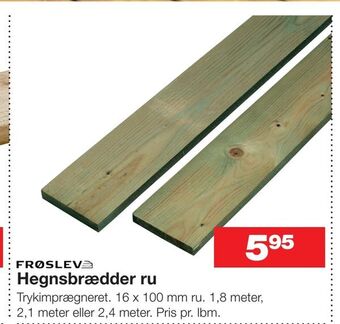 Bauhaus Hegnsbrædder ru tilbud