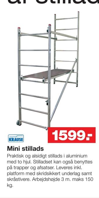 Bauhaus Mini stillads tilbud