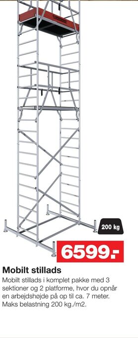 Bauhaus Mobilt stillads tilbud