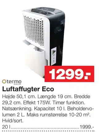 Bauhaus Luftaffugter eco tilbud
