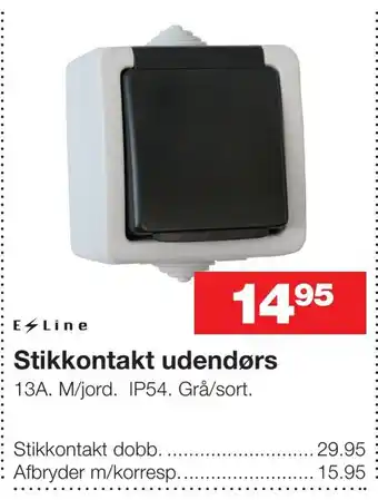 Stikkontakt udendørs