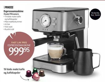 Kop & Kande Espressomaskine tilbud