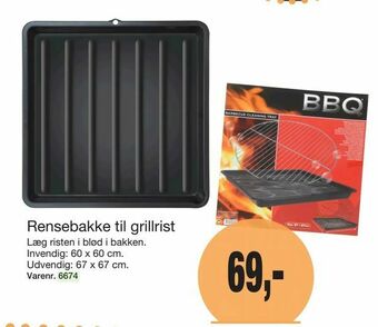 Harald Nyborg Rensebakke til grillrist tilbud
