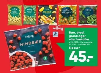 Bilka Bær, brød, grøntsager eller kartofler tilbud