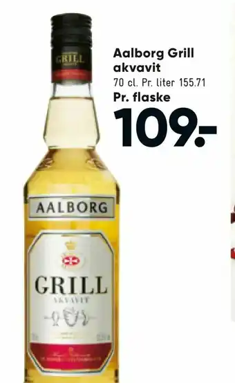 Bilka Aalborg Grill akvavit tilbud