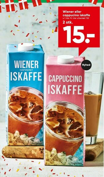 Bilka Wiener eller cappucino iskaffe tilbud