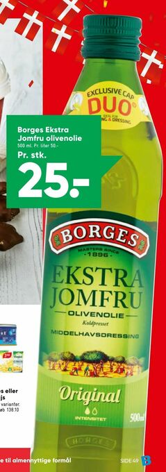 Borges Ekstra Jomfru olivenolie