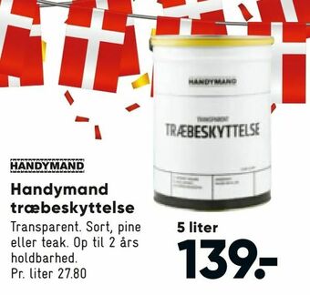 Bilka Handymand træbeskyttelse tilbud